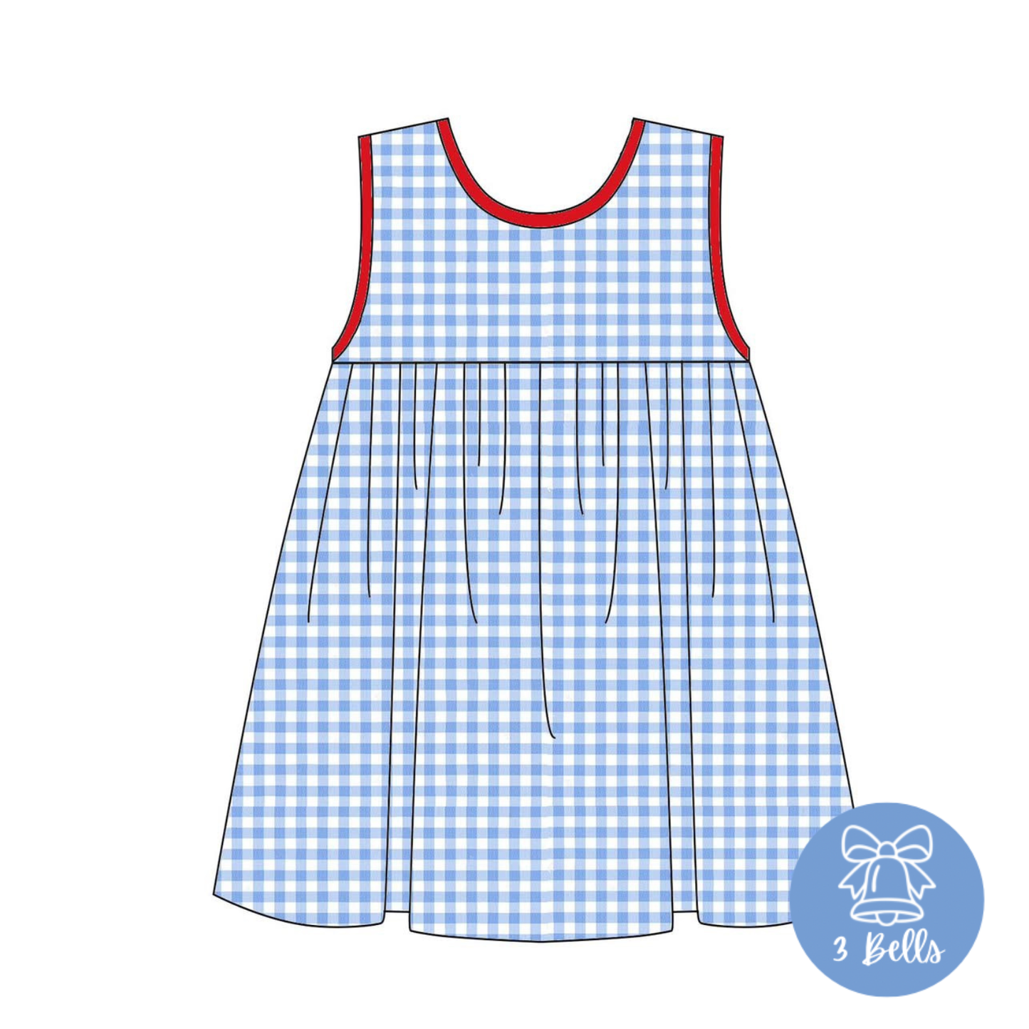 All American Bow Dress
