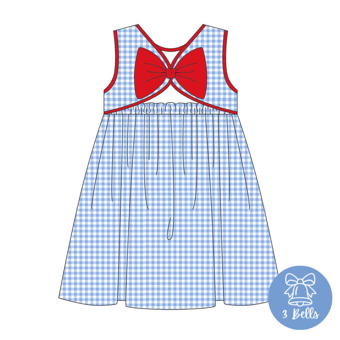 All American Bow Dress
