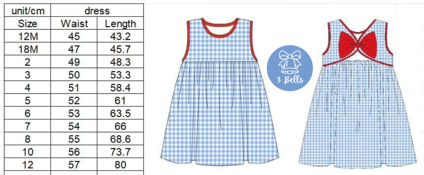 All American Bow Dress