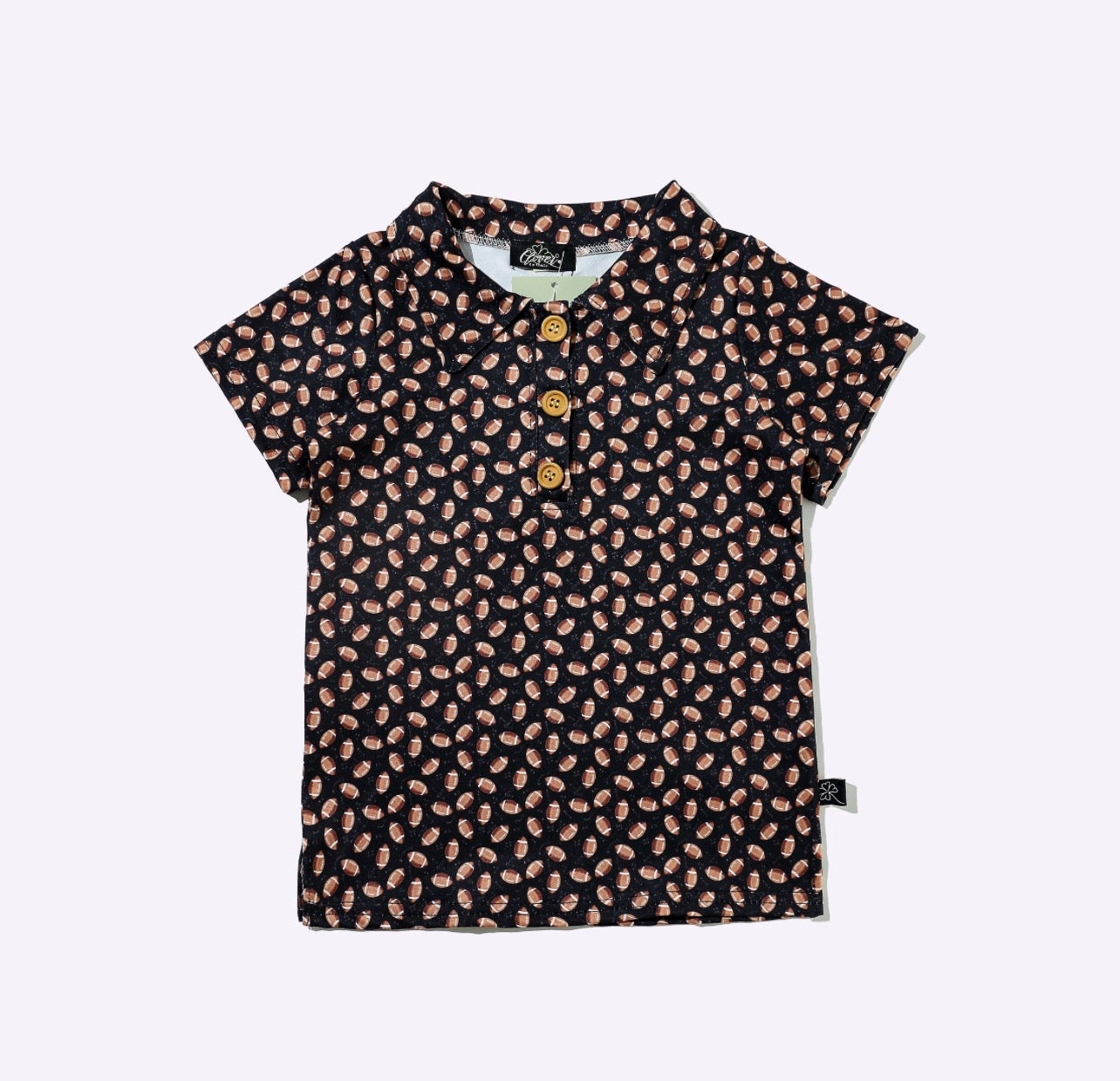 Football Boy Collar Shirt